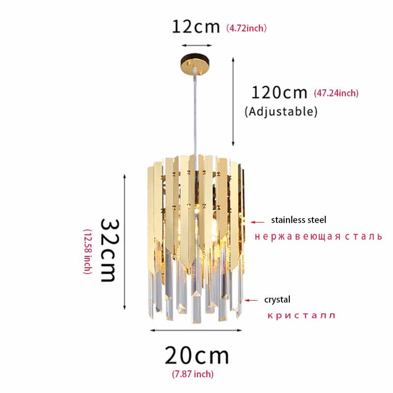 
                  
                    Kleiner runder moderner LED-Kronleuchter aus Gold k9-Kristall für Wohnzimmer, Küche, Esszimmer, Schlafzimmer, Nachttisch, Luxus-Innenbeleuchtung
                  
                