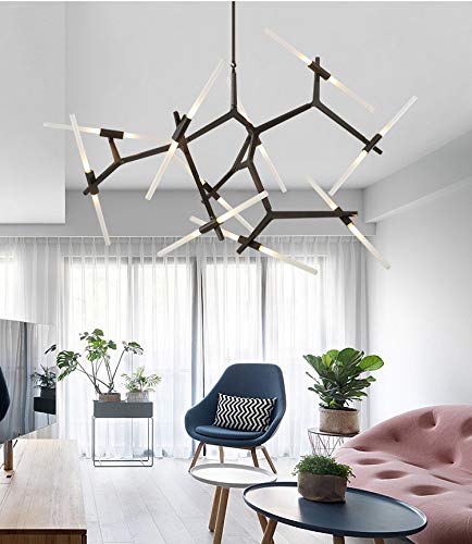 
                  
                    Modern Metal Sputnik Chandelier Lamp Tree Branch Pendant Lighting Ceiling Fixture with Frosted Glass Lampshade for Dining Room
                  
                