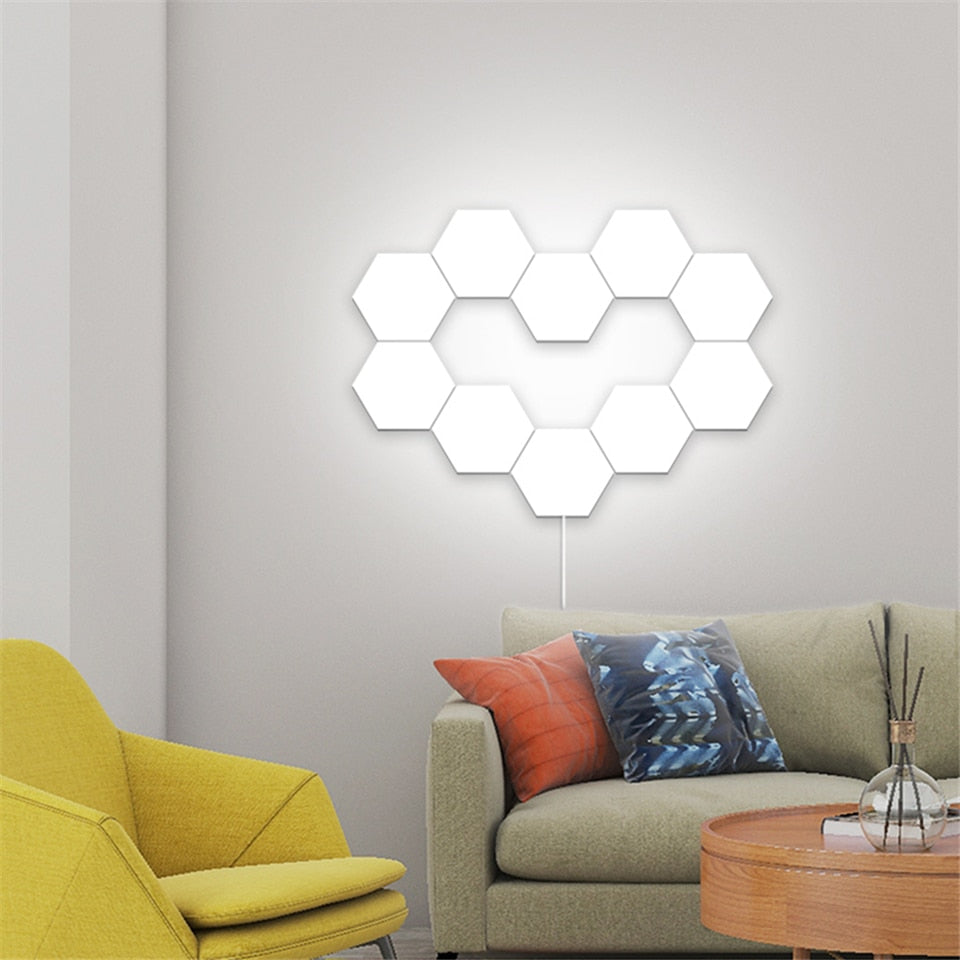 
                  
                    Modern LED Wall Lamp Loft Honeycomb Modular Assembly Touch Wall Lights Quantum Lamp Magnetic Interior DIY Decoration Lighting
                  
                