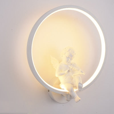 
                  
                    Modern Wall Lamps  art angel Nordic creative for living room bedroom bedside lighting bracket High-power led lustre Home Dero
                  
                