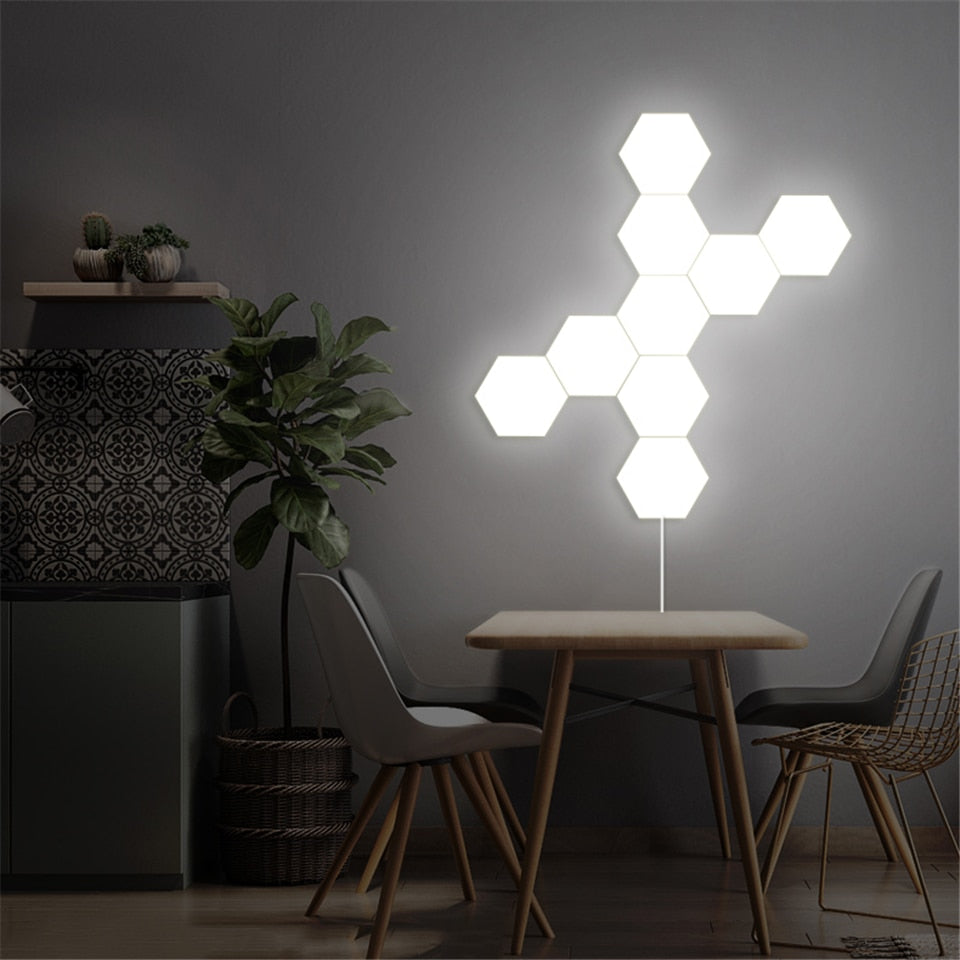 
                  
                    Modern LED Wall Lamp Loft Honeycomb Modular Assembly Touch Wall Lights Quantum Lamp Magnetic Interior DIY Decoration Lighting
                  
                