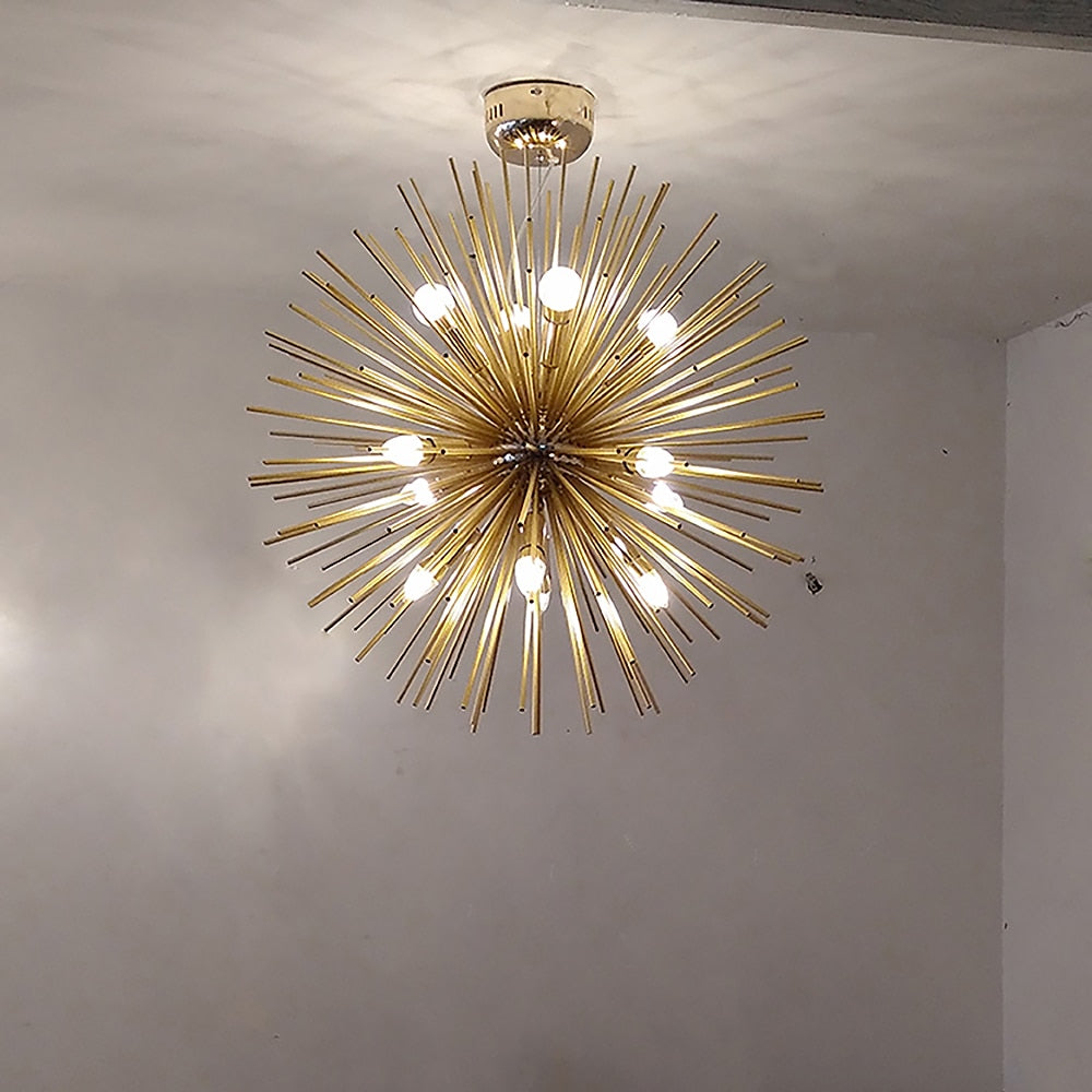 
                  
                    Nordic LED Aluminium Löwenzahn Kronleuchter Beleuchtung Sputnik Pendelleuchte Leuchte Decor Winfordo 110V 220V
                  
                